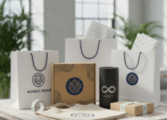 Få dit brand til at skille sig ud med emballage med logotryk